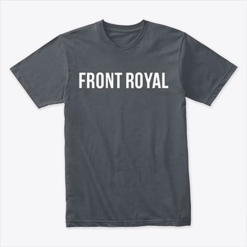 T-shirt with a different Front Royal logo